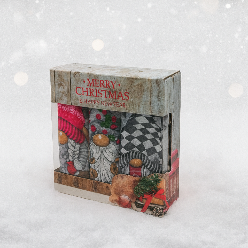 Набір рушників для кухні Luxyart Гном 46х60 см 3 шт. (LQ-912)