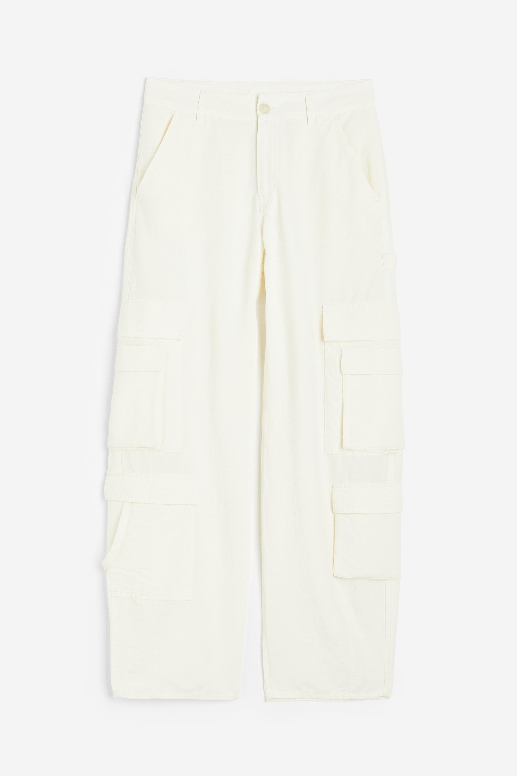 Штани H&M р. 42 Молочний (E31071158538) Штани H&M р. 42 Молочний (E31071158538)