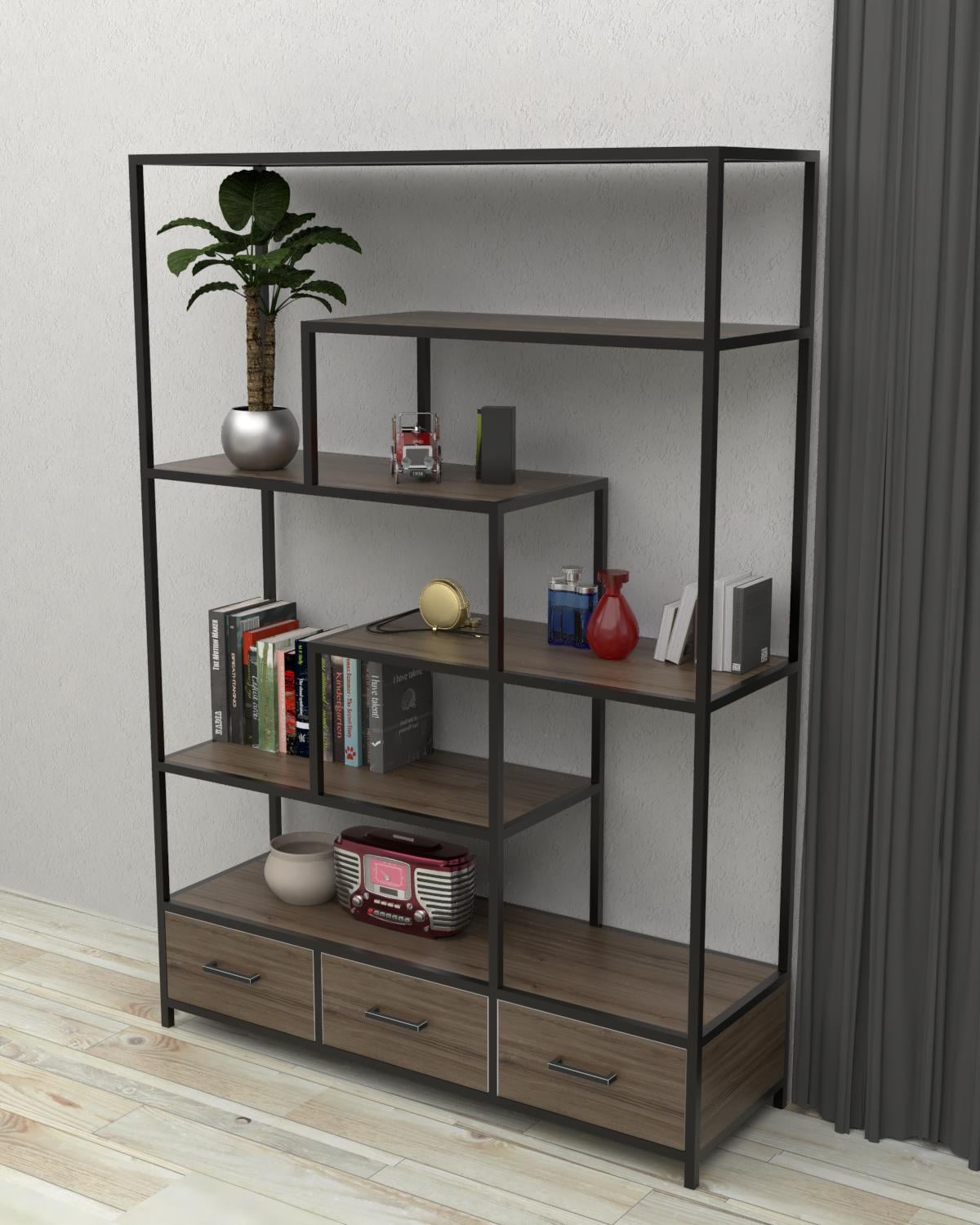 Стеллаж EcoLoft Севран DSP-1466-4 в стиле лофт (34965420) Стеллаж EcoLoft Севран DSP-1466-4 в стиле лофт (34965420)