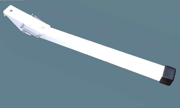 Ніжка-упор для дверей відкидна квадратна підпружинена 250 мм Білий RAL 9016 (37149) - фото 2 Ніжка-упор для дверей відкидна квадратна підпружинена 250 мм Білий RAL 9016 (37149) - фото 2