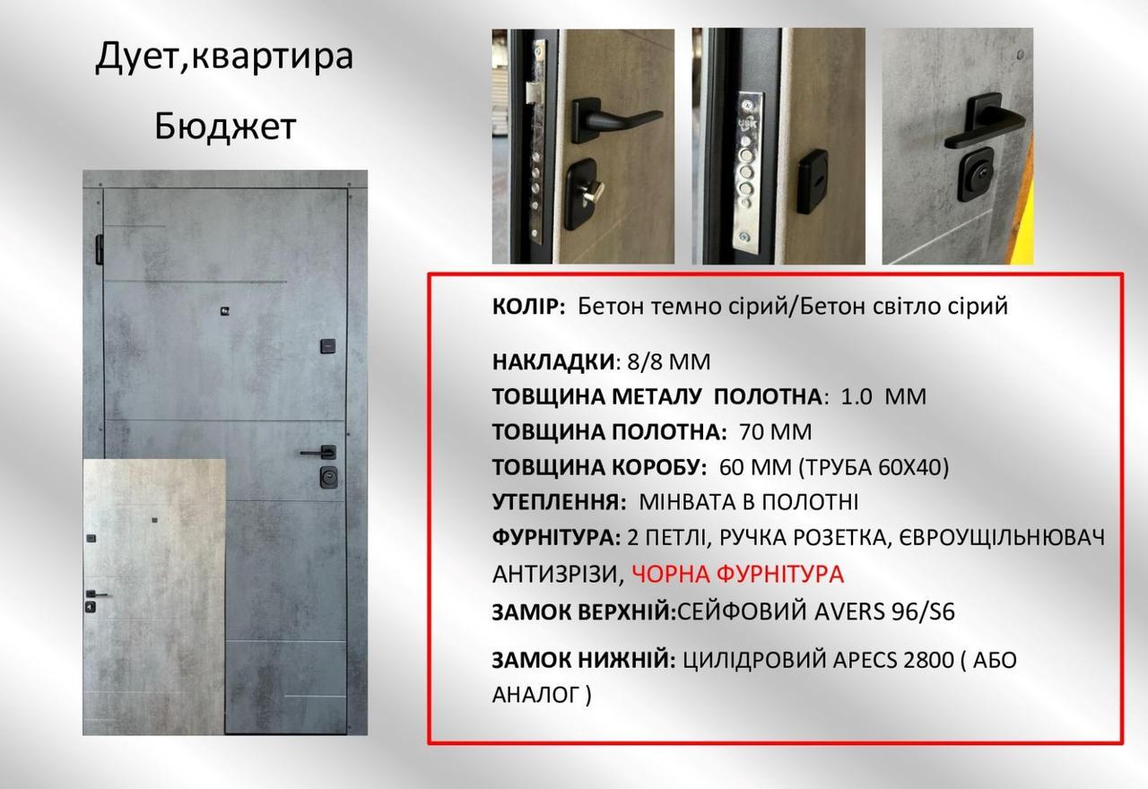 Дверь входная Эконом Редфорд дуэт Бетон темно серый/Бетон (14330053) - фото 2 Дверь входная Эконом Редфорд дуэт Бетон темно серый/Бетон (14330053) - фото 2