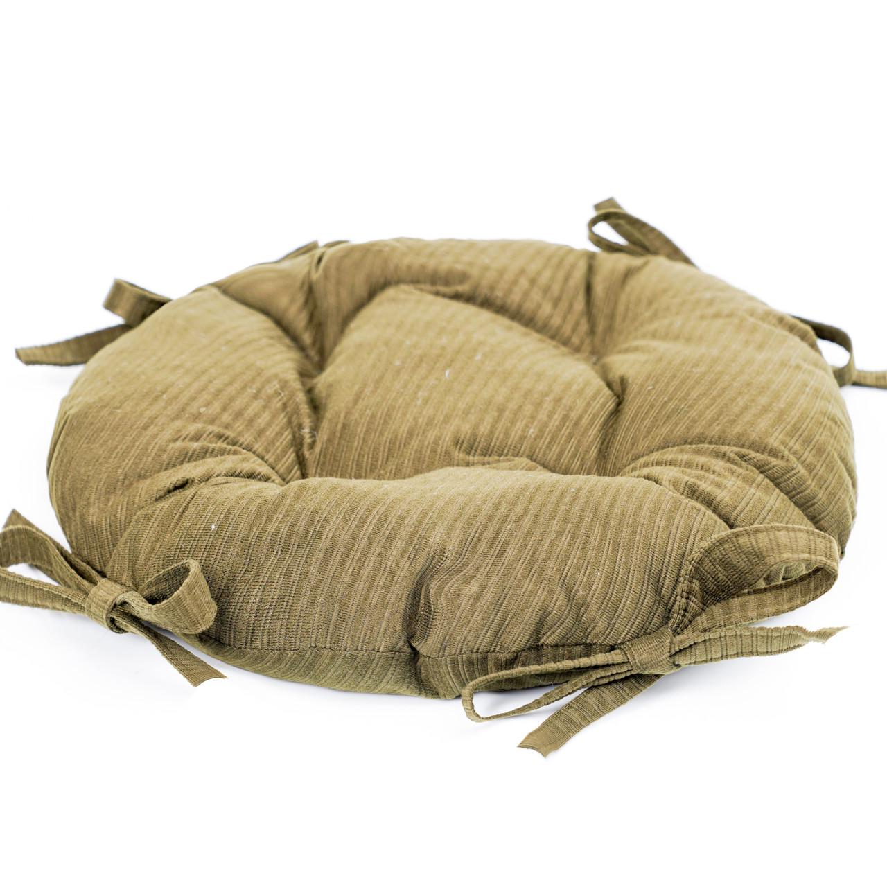 Подушка для стільця/крісла/табурету 50x8 см Хакі (2188135342) - фото 2