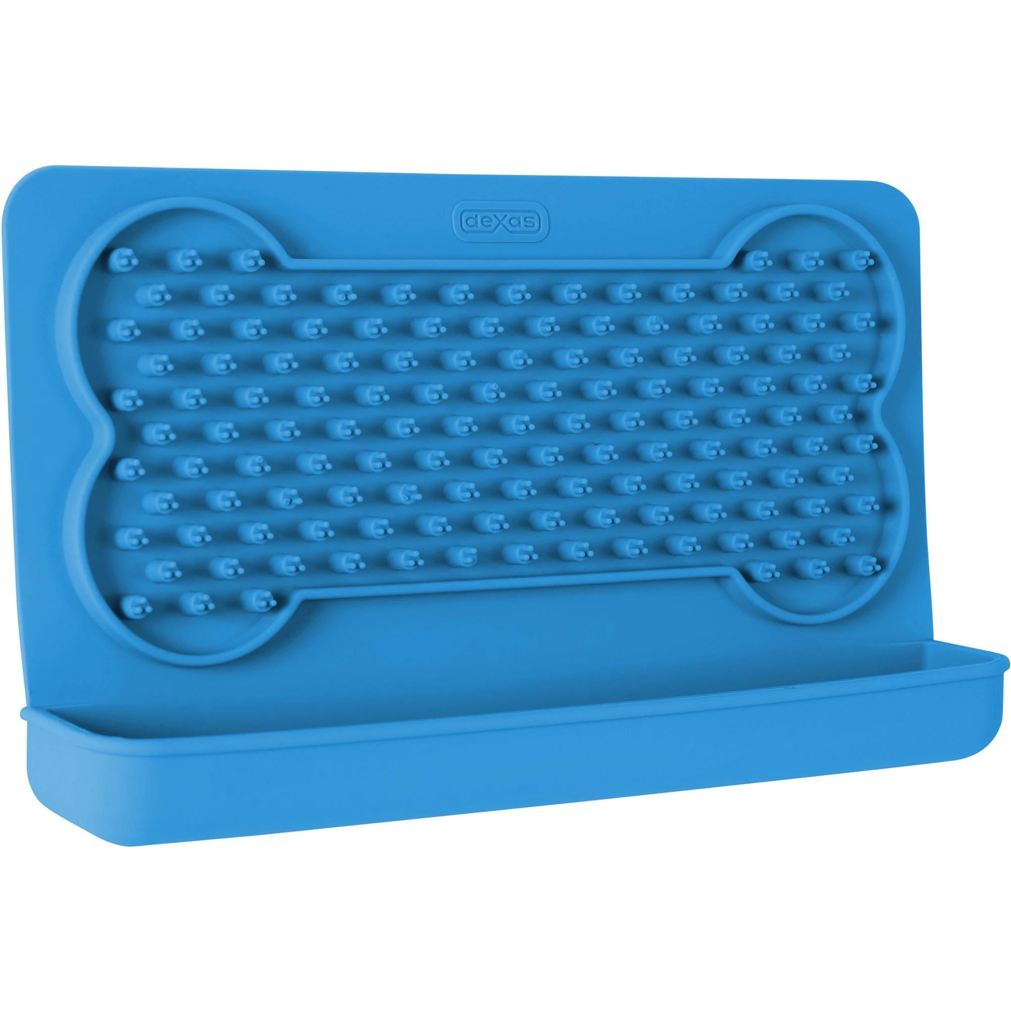 Коврик для слизывания лакомств Dexas Snack & Distract Horizontal для собак Голубой (PW8502194) Коврик для слизывания лакомств Dexas Snack & Distract Horizontal для собак Голубой (PW8502194)