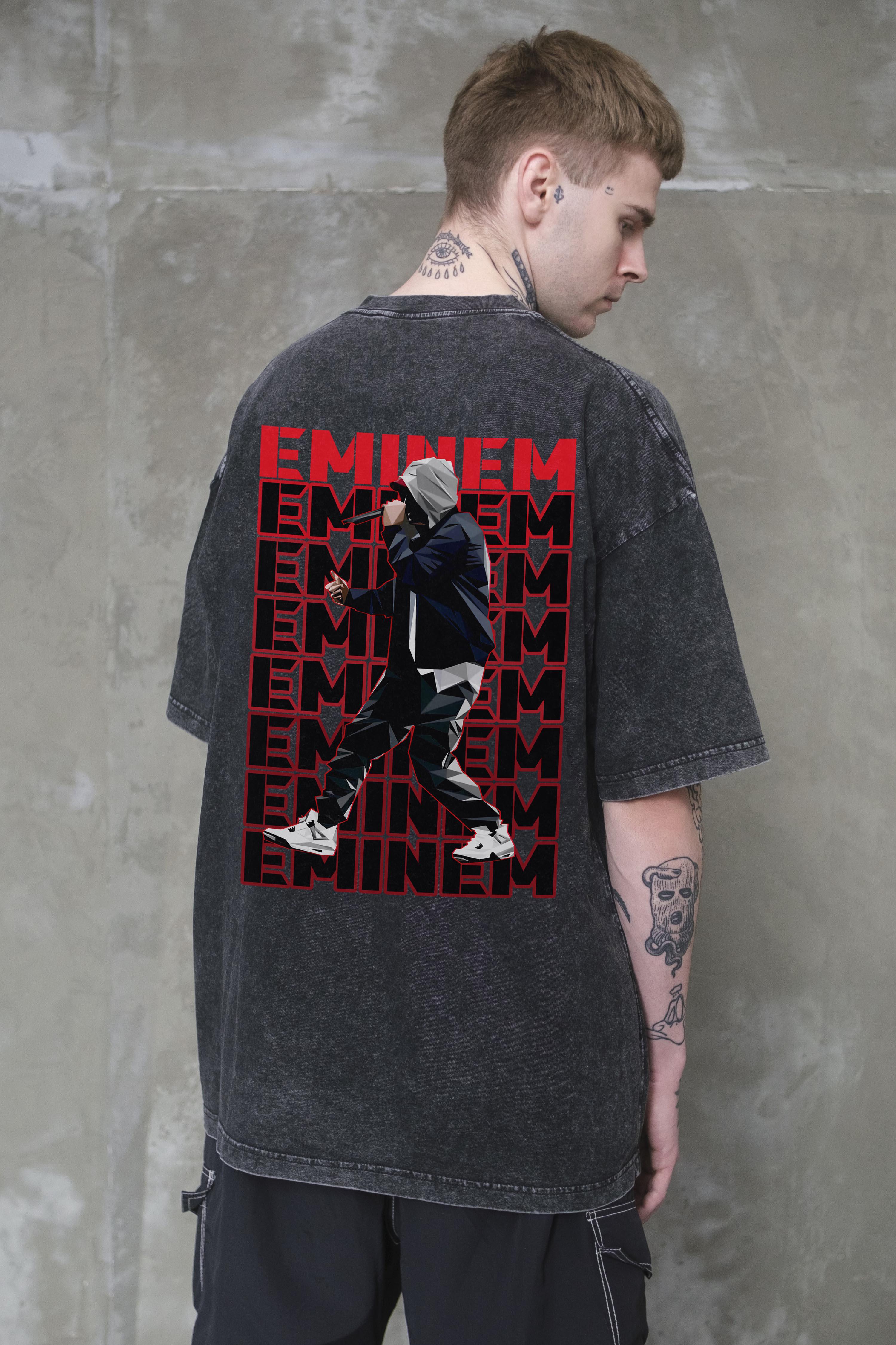 Футболка оверсайз Without Washed Eminem S/M Black (S/M8056330 8056331)