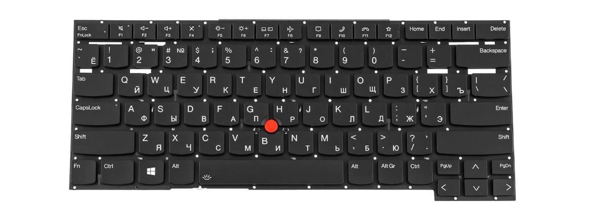 Клавиатура для ноутбука Lenovo Thinkpad P1 Gen 4 с подсветкой клавиш (5M11D12221)