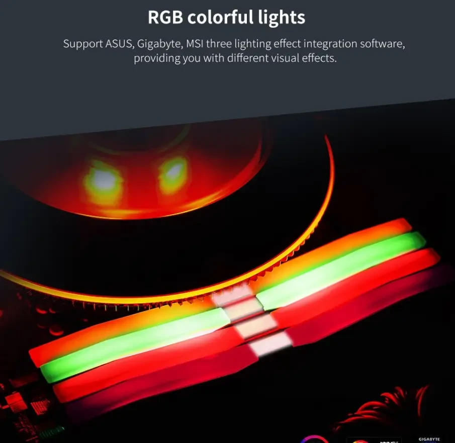 Оперативна пам'ять Gloway ABYSS 16 Gb (2x8GB) DDR4 3200 MHz RGB - фото 2