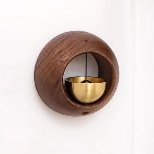 Дзвінок на двері з меду та натурального дерева 7,5 см (AN00170 ) - фото 3