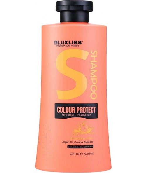 Шампунь для захисту кольору фарбованого волосся Luxliss Color Protect Shampoo 300 мл