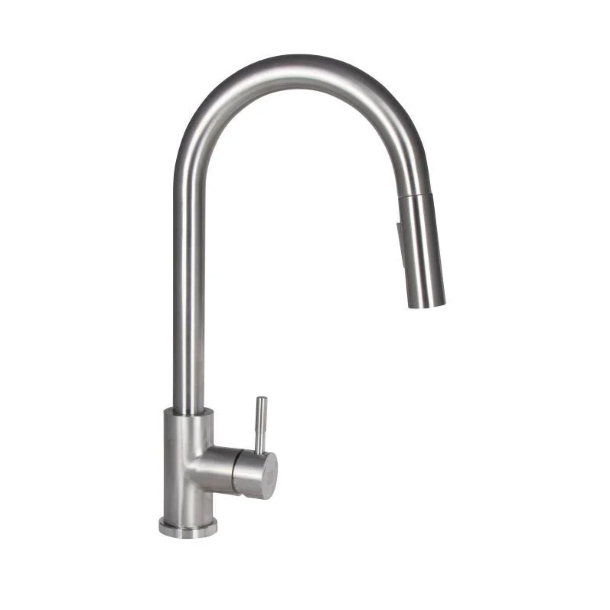 Кухонний змішувач Lidz Aria 015FL2 k35 Nickel (LDARI015FL2NKS43397)