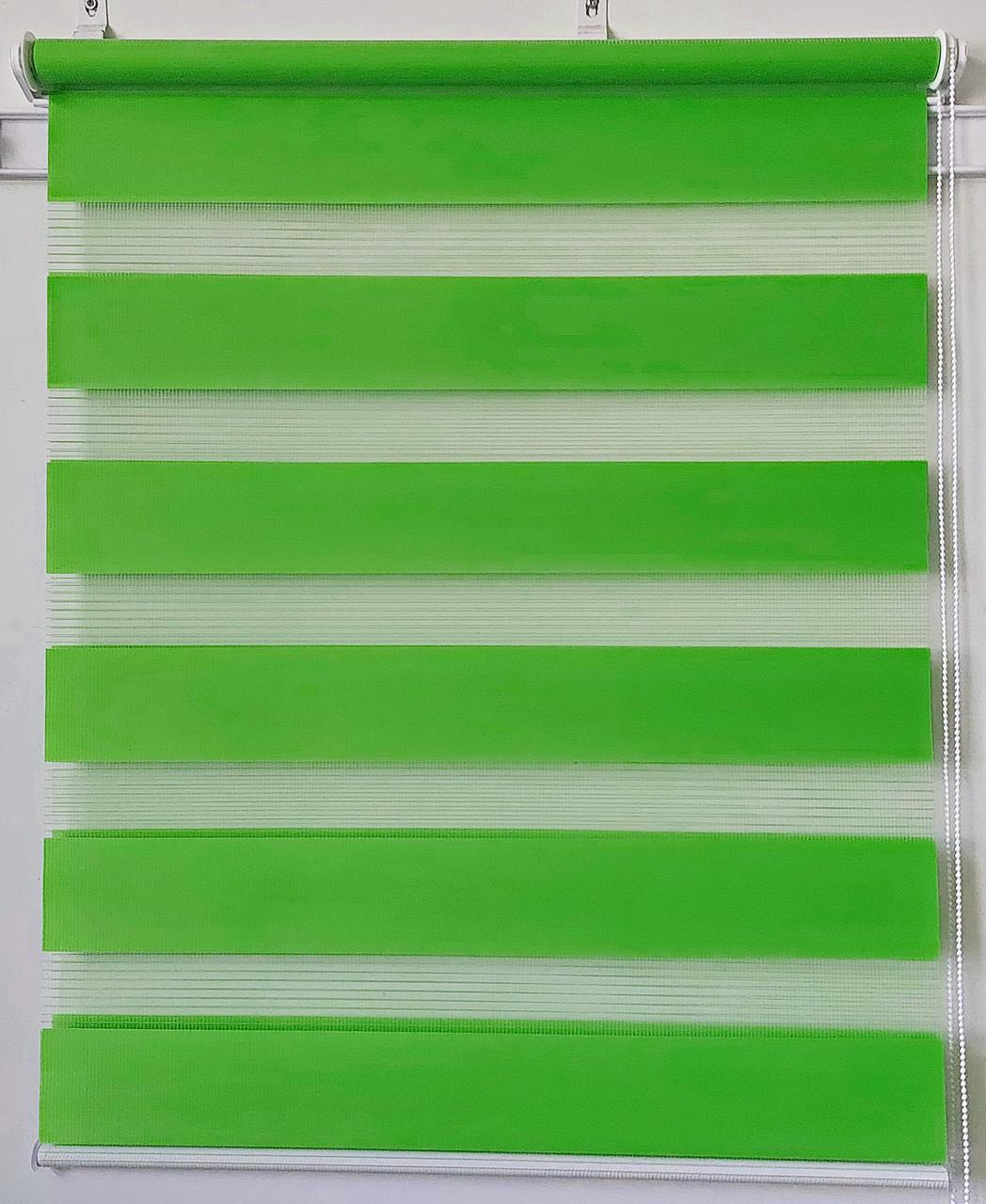 Рулонная штора день-ночь Miranda ВН DN-207 37,5х160 см Зеленый (ВН DN-207-63)