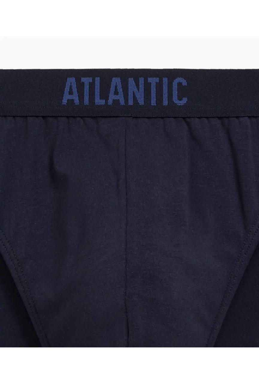 Набор трусов-брифов Atlantic 3MP-171 средней посадки хлопковых 3 шт. XL Темно-синий (25211239) - фото 6 Набор трусов-брифов Atlantic 3MP-171 средней посадки хлопковых 3 шт. XL Темно-синий (25211239) - фото 6