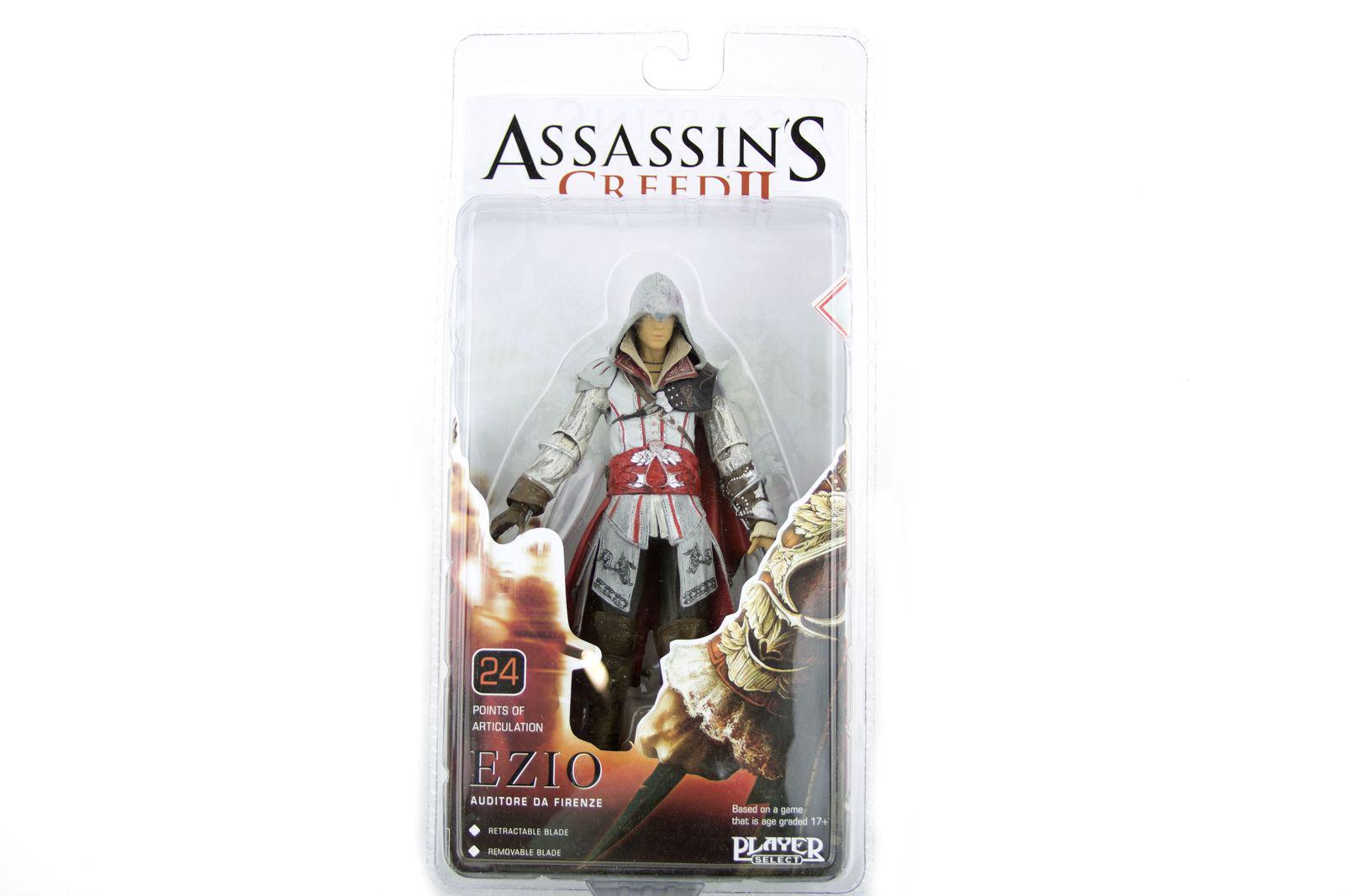 Фигурка Assassin's Creed II Ezio White высококачественный пластик 18 см Белый