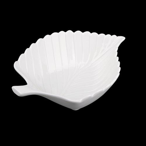 Блюдо порцелянове Stenson MC4287-9.75 листоподібна форма 25x18 см Білий (542857) - фото 2 Блюдо порцелянове Stenson MC4287-9.75 листоподібна форма 25x18 см Білий (542857) - фото 2