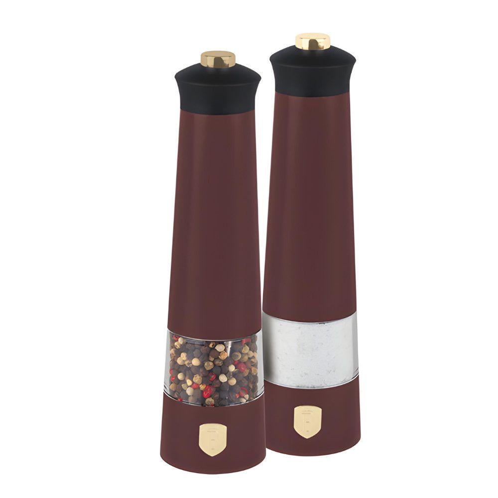 Набор электрических мельниц для соли и перца Berlinger Haus Leonardo Collection с подсветкой на батарейках нержавеющая сталь (2529782703) Набор электрических мельниц для соли и перца Berlinger Haus Leonardo Collection с подсветкой на батарейках нержавеющая сталь (2529782703)
