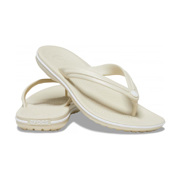 В'єтнамки жіночі Крокбенд Бежеві Crocs Crocband Flip Flop р. 39-40 Бежевий (19286)