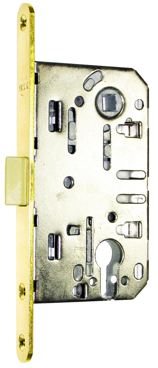 Замок для межкомнатной двери USK 410C PVC 85х50 Золото