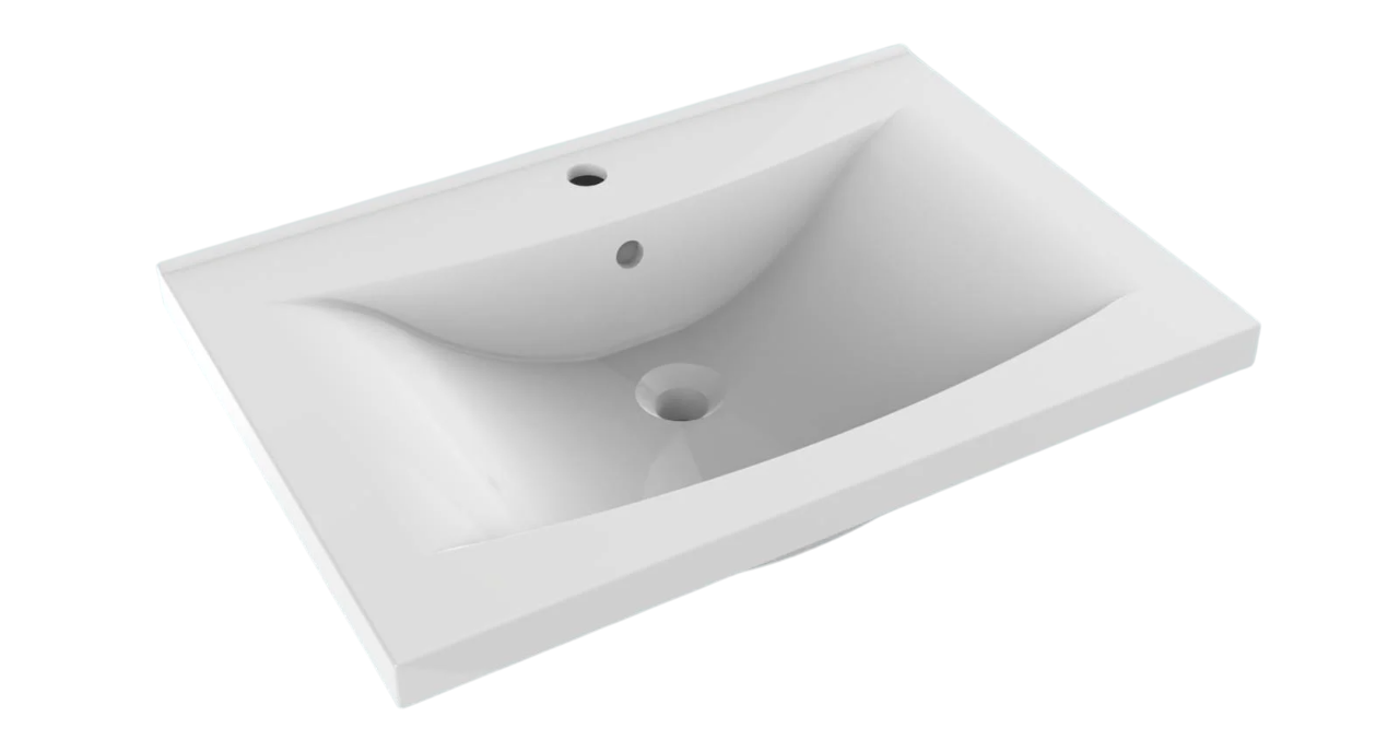 Умывальник Аmidicon lIZA 70х48 см Белый (27983423) - фото 1 Умывальник Аmidicon lIZA 70х48 см Белый (27983423) - фото 1