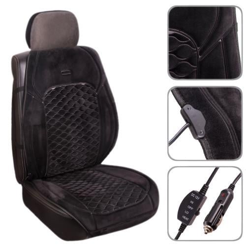 Накидка на сиденье с подогревом и переключателем 115x55 см - фото 2 Накидка на сиденье с подогревом и переключателем 115x55 см - фото 2