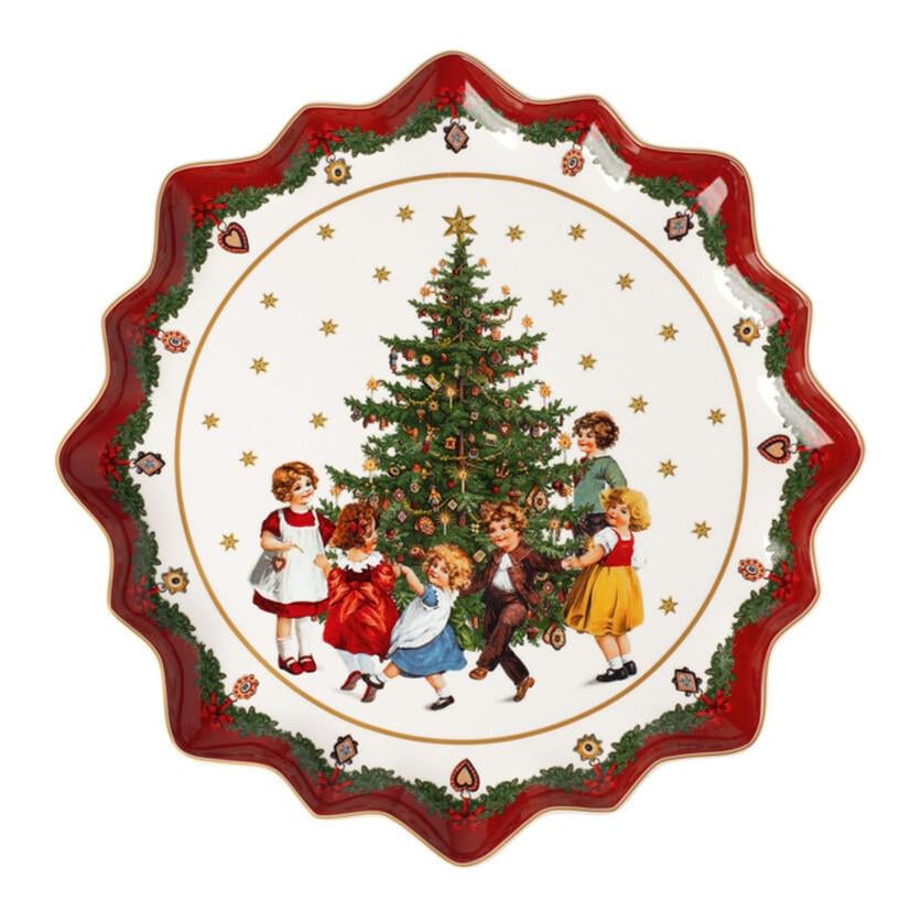 Блюдо сервировочное Villeroy & Boch Toy's Fantasy новогоднее круглое 39 см (1483322281)