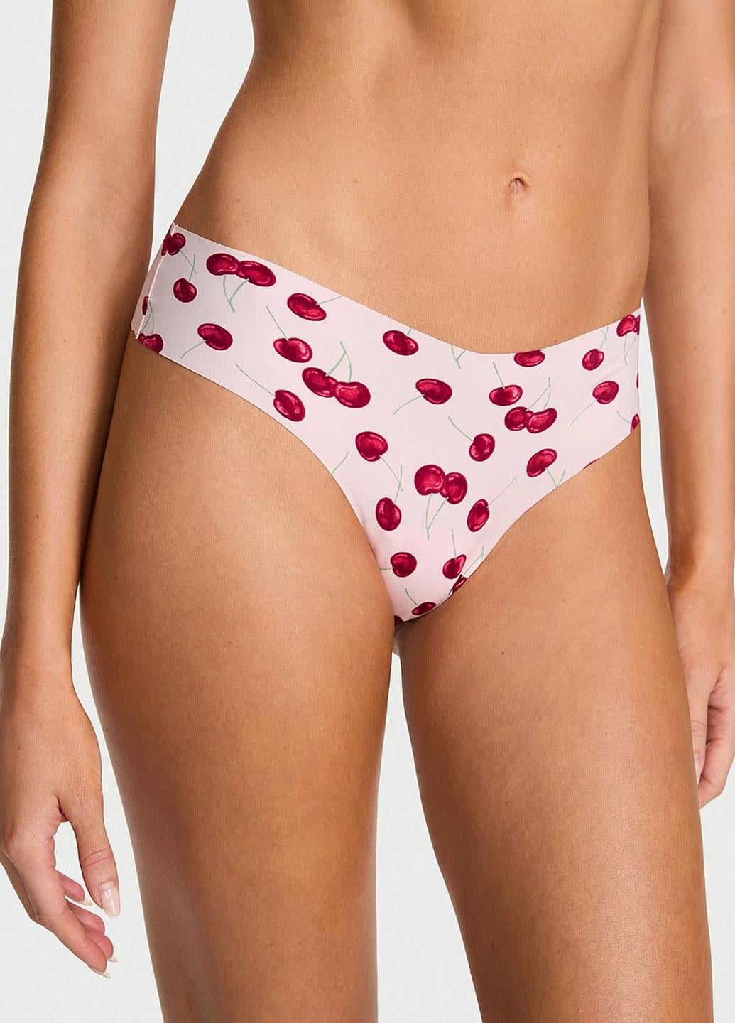 Трусики стринги бесшовные Victoria's Secret XS Розовый (00429834QCPXS)