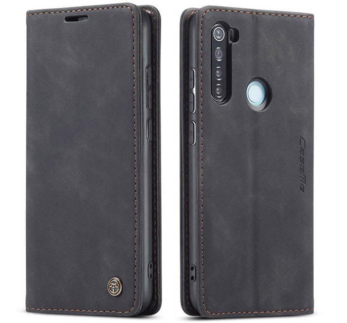 Чехол книжка с магнитом CaseMe Xiaomi Redmi Note 8 Black (27373-2B)