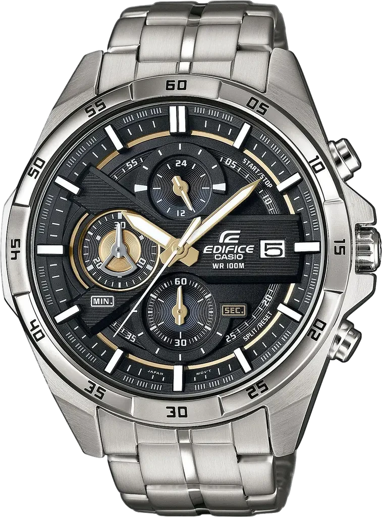 Наручные часы мужские Casio Edifice Classic EFR-556D-1AVUEF со стальным корпусом/водозащитой 100 м Черный (3147515528)