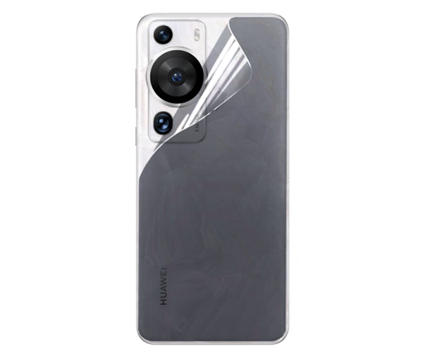 Пленка противоударная гидрогелевая Hydrogel Film для Huawei P60 Pro на заднюю панель Transparent