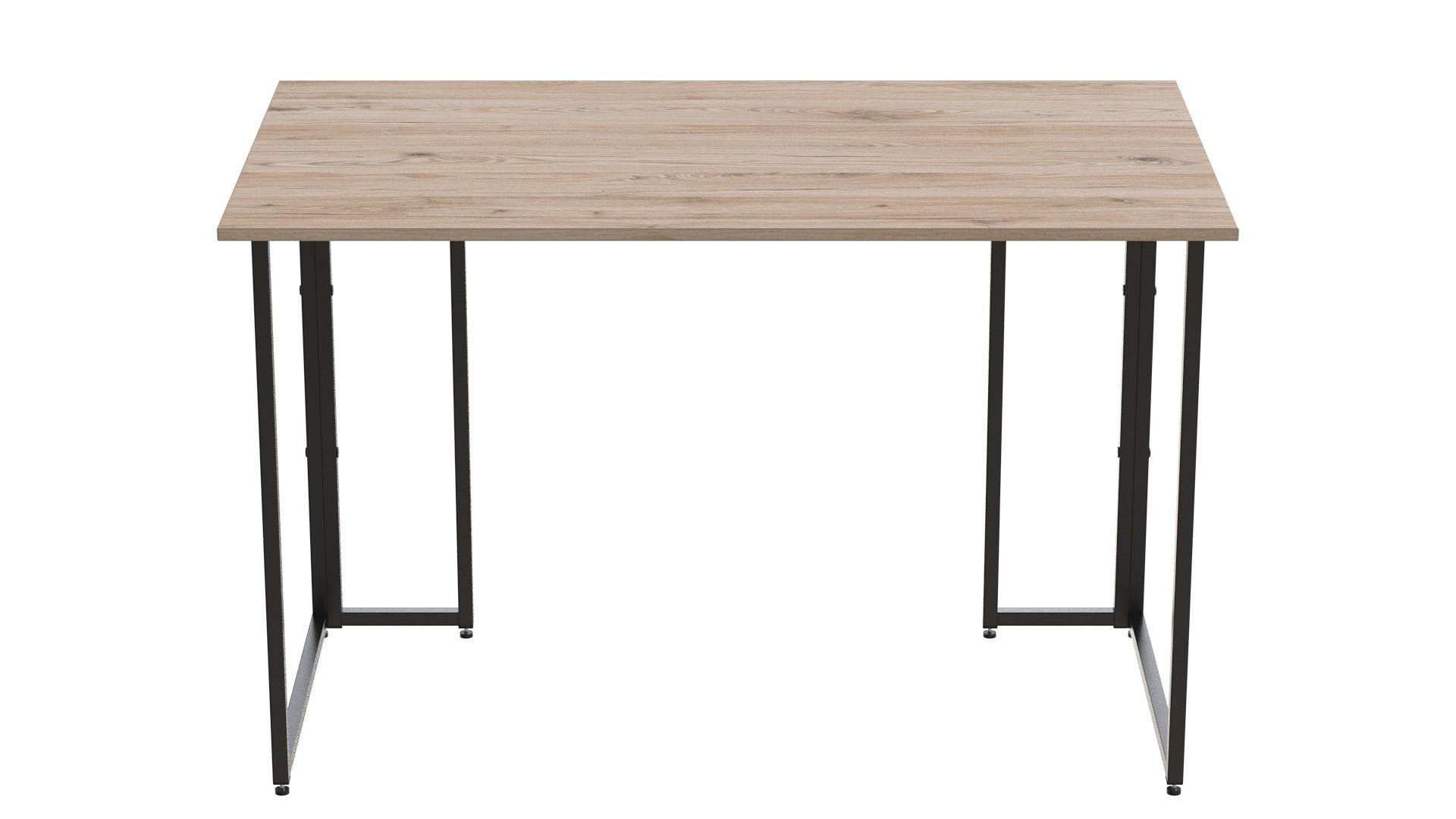 Компьютерный стол Ferrum-decor Ханна ДСП 16 мм 75x140x70 см Черный/Дуб Сан-Марино (FRD-103524) - фото 1