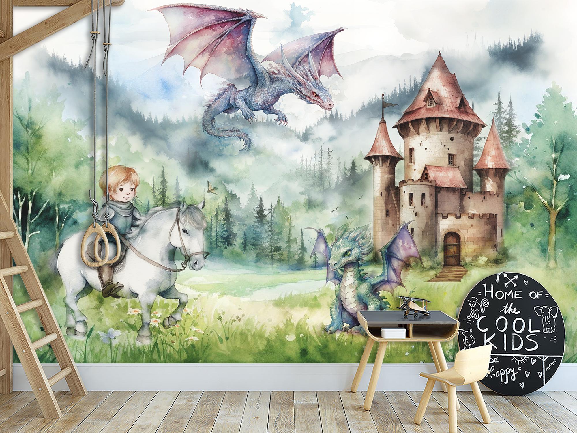 Фотообои флизелиновые детские Освобождение принцессы 368х245 см (S5KID-021/7)