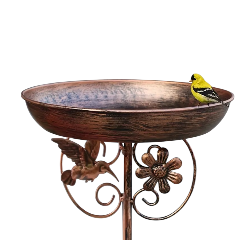 Кормушка для птиц Винтажная купальная ванна металлическая (2721934477)