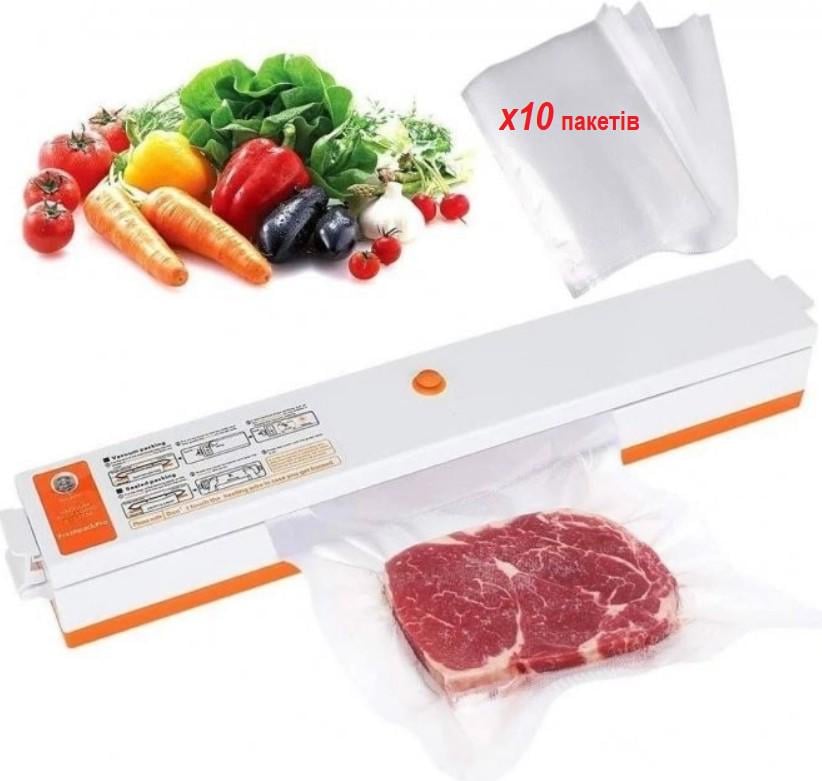 Вакуумный упаковщик Freshpack Pro G-88 и 10 пакетов - фото 5 Вакуумный упаковщик Freshpack Pro G-88 и 10 пакетов - фото 5