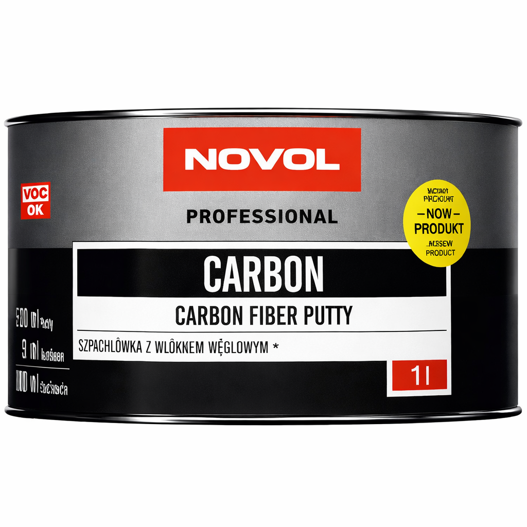 Шпаклевка с углеродным углеродным волокном NOVOL Carbon 1 л