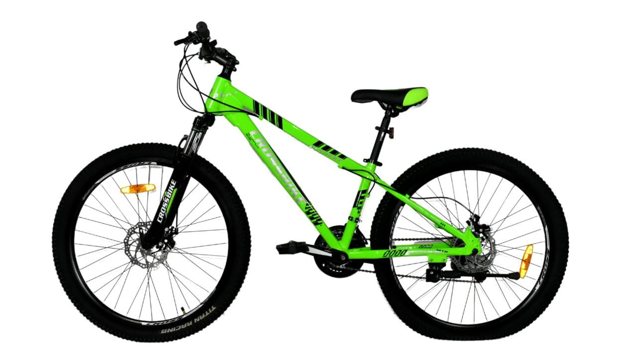 Велосипед CrossBike Storm 24" 12" Зелений (9b984d8a)