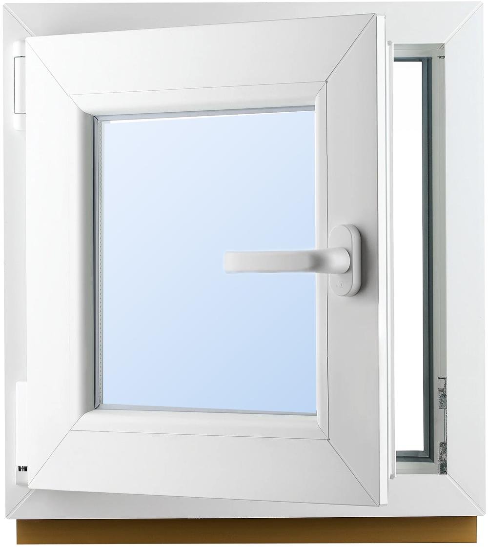 Вікно металопластикове поворотно-відкідне WDS Miroplast двокамерний склопакет з енергозбереженням 500х600 мм (4-8-4-12-4I)