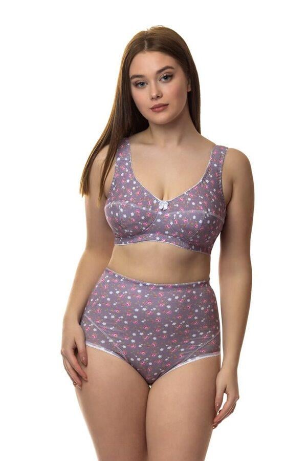 Бюстгальтер жіночий Juria мʼяка чашка без кісточок квітковий принт 95B (847-334b)