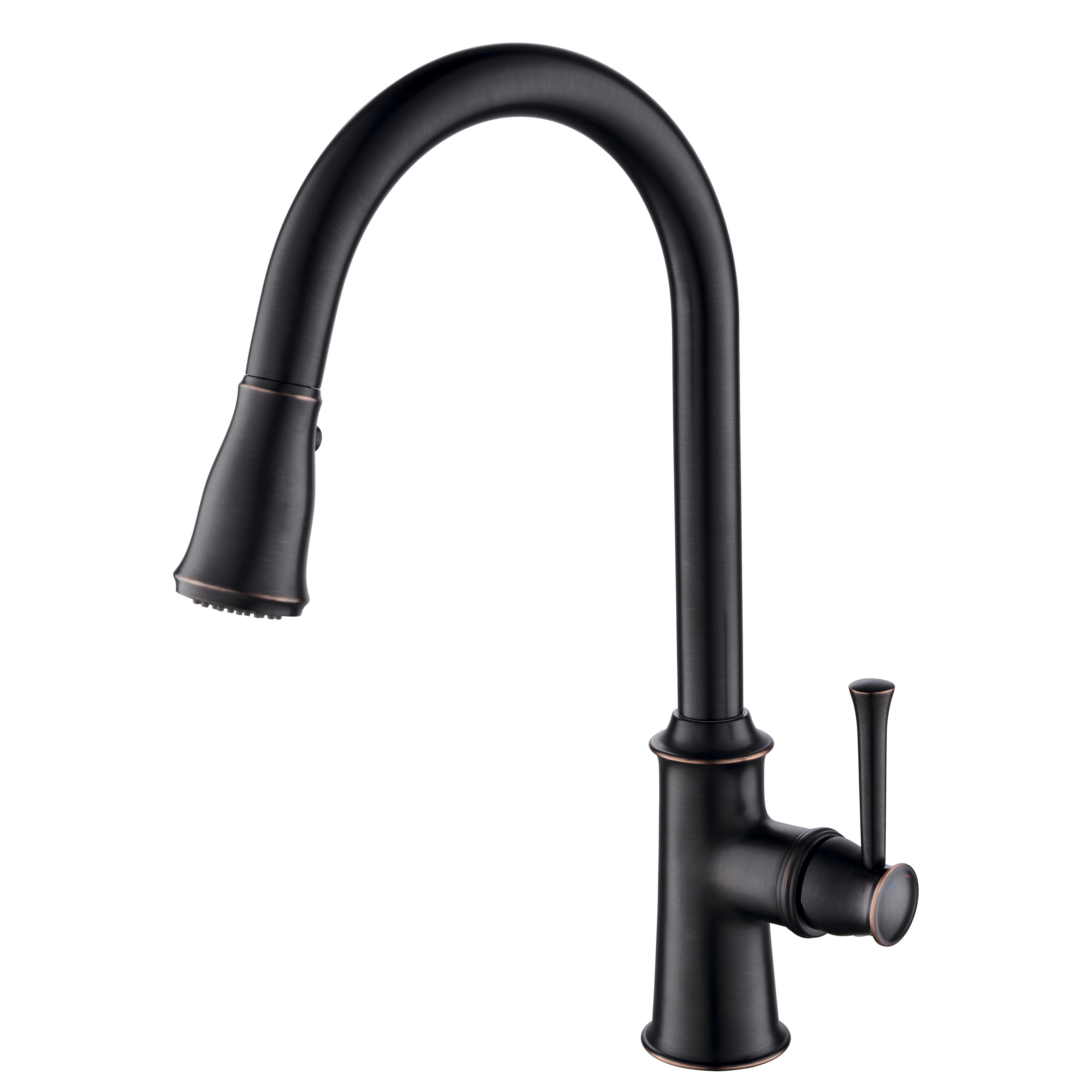 Змішувач для кухні Imprese Podzima Zrala з висувною лійкою (ANT-56570)