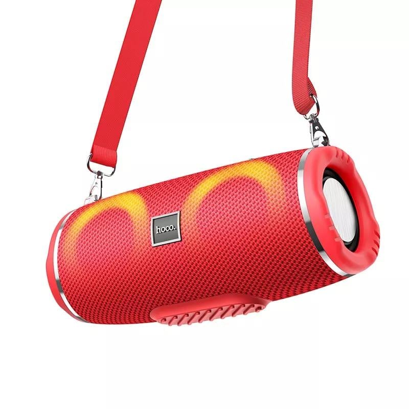 Портативна Bluetooth колонка Hoco Sports BT speaker HC12 IPX4 BT5.0 USB/AUX/TF/FM 2h red