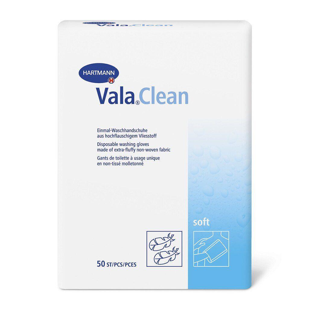 Одноразовые рукавички для мытья Vala Clean soft 50 шт./уп.