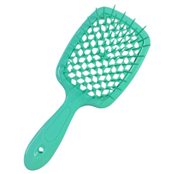 Расческа для волос продувная Super Brush 20 см Бирюзовый