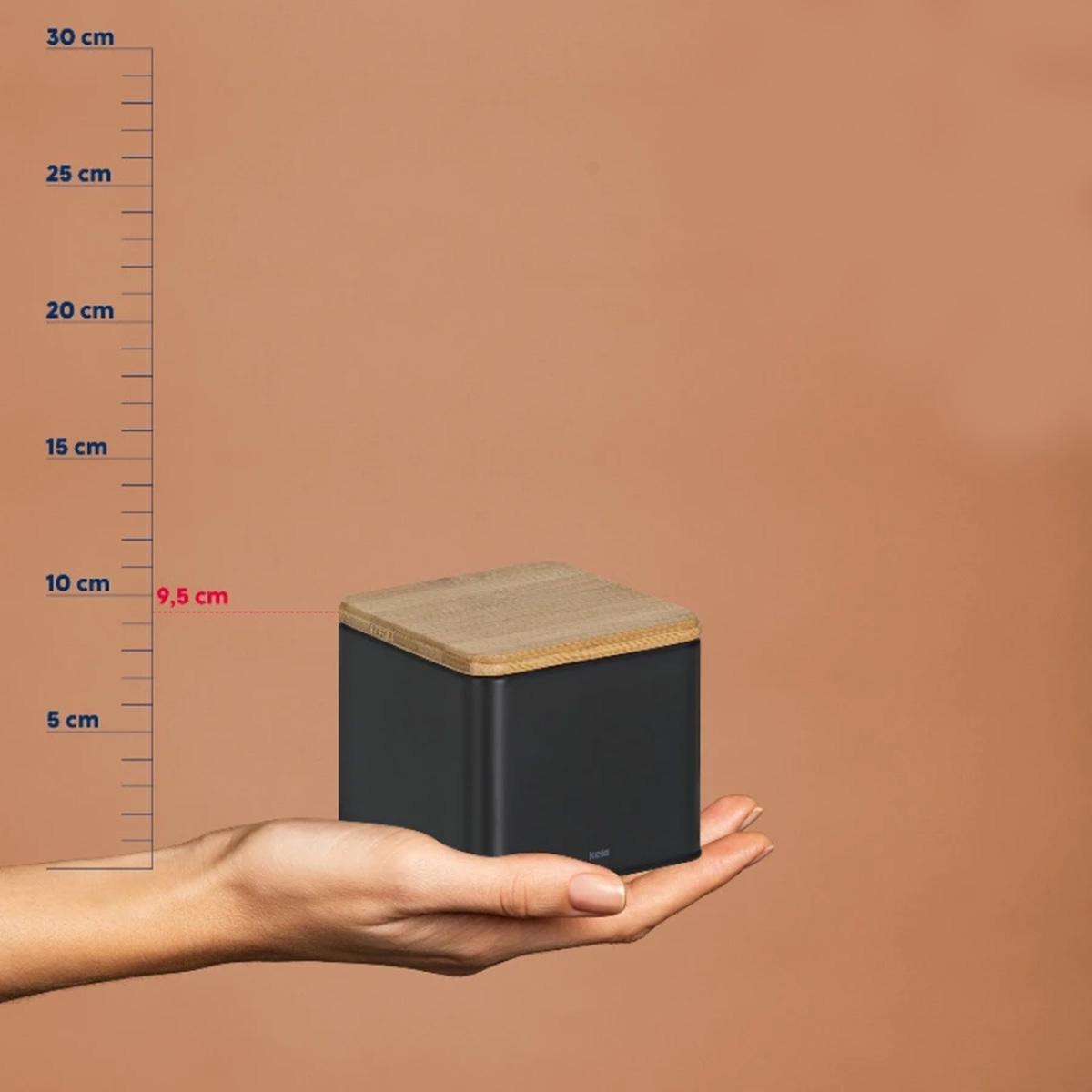 Ємність для зберігання металева Kela Kiril 0,8 л Чорний (17887) - фото 2 Ємність для зберігання металева Kela Kiril 0,8 л Чорний (17887) - фото 2