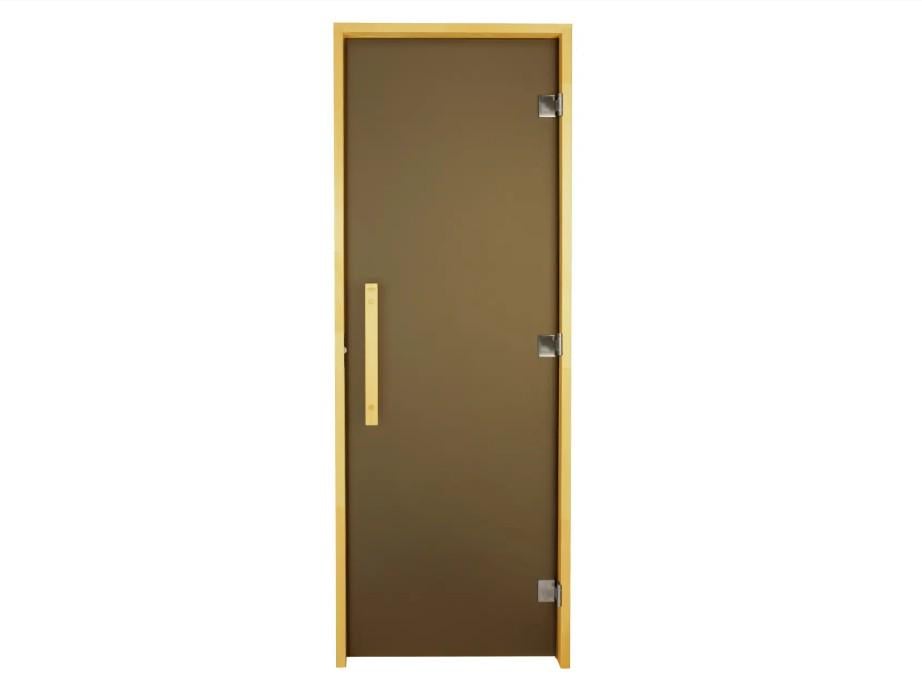 Двери для бани Tesli Lux 2000x800х8 мм Бронзовый/Прозрачный (015097)