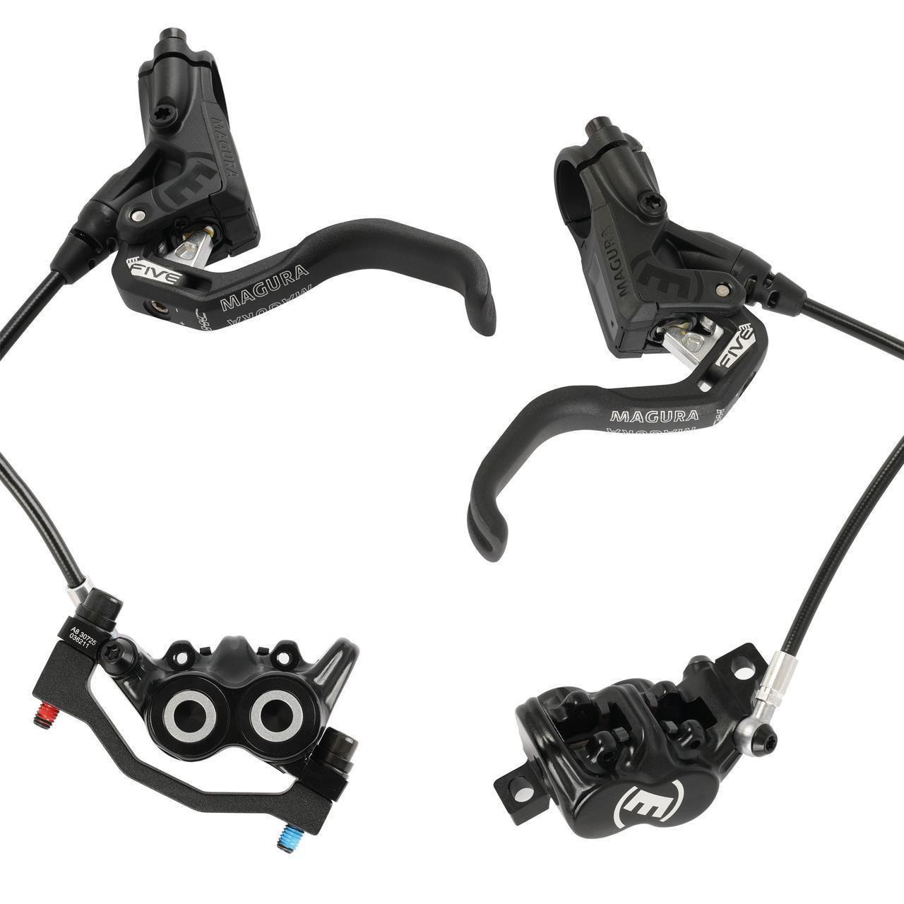 Комплект дисковых тормозов MAGURA MT5 HC 1000/2000 мм рычаг HC на 1 палец (2833878661) Комплект дисковых тормозов MAGURA MT5 HC 1000/2000 мм рычаг HC на 1 палец (2833878661)