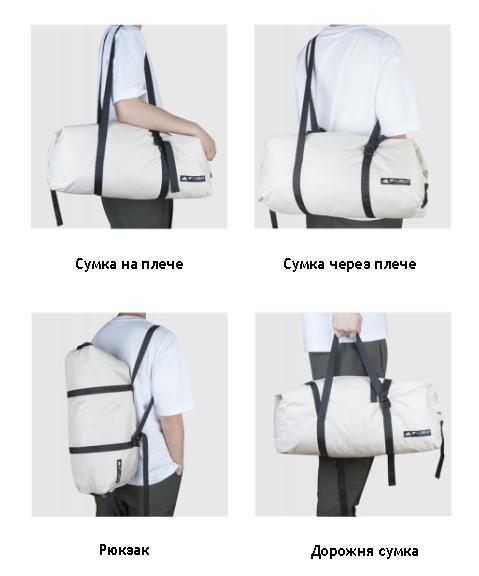 Сумка-баул 3F Ul Gear L 70 л White - фото 4