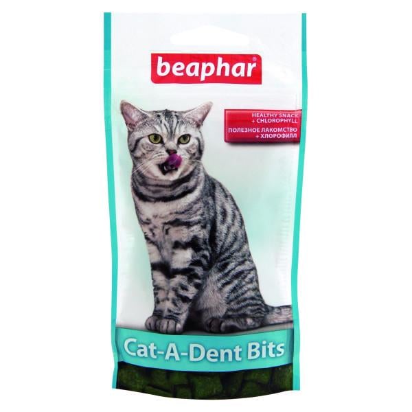 Подушечки Beaphar Cat-A-Dent Bits для чистки зубов кошек 35 г (11406) Подушечки Beaphar Cat-A-Dent Bits для чистки зубов кошек 35 г (11406)