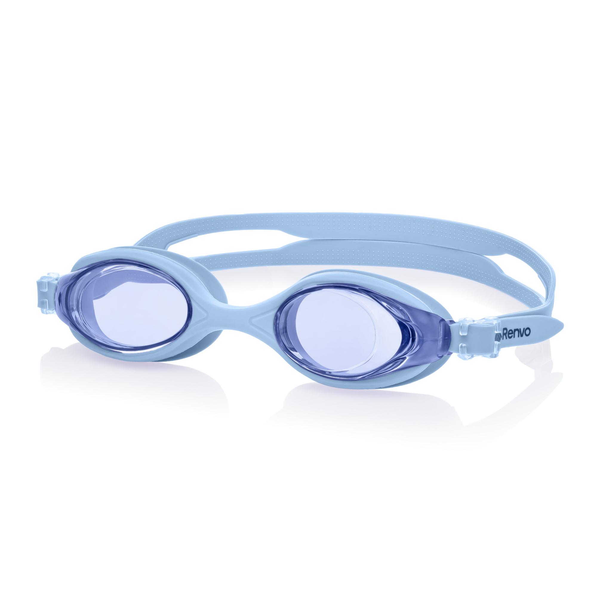 Окуляри для плавання дитячі Renvo Ertan JR Anti-fog OSFM Блакитний (1SG120-06)