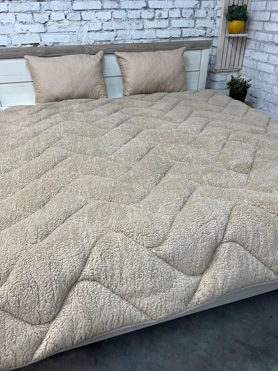 Одеяло меховое полуторное 155х210 см Бежевый (22936468) - фото 11 Одеяло меховое полуторное 155х210 см Бежевый (22936468) - фото 11