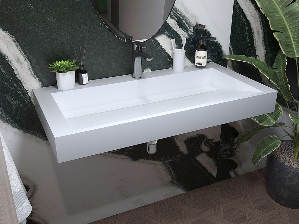 Умивальник підвісний Status Adler 100 White (624) - фото 3