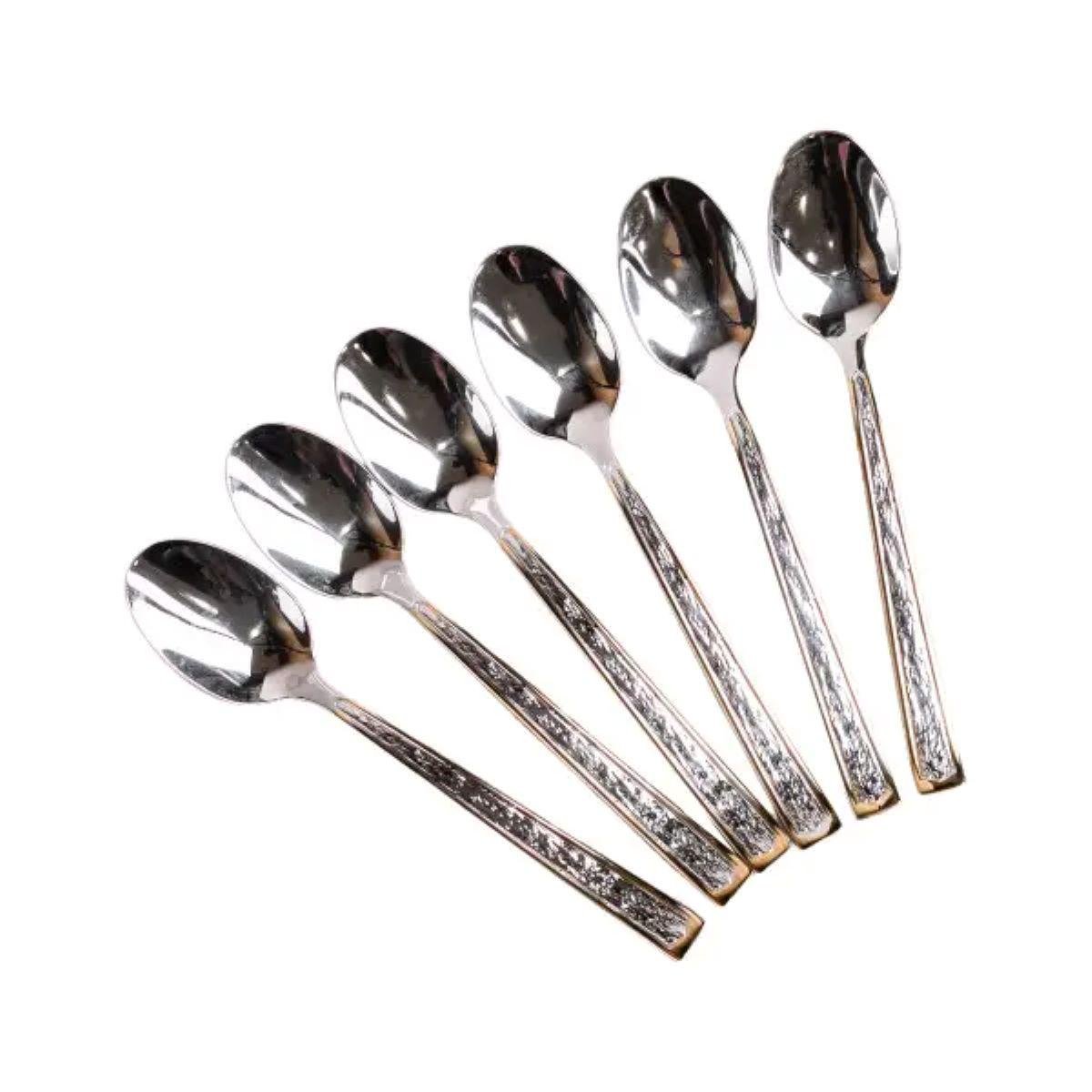 Набор чайных ложек из нержавеющей стали 6 шт. (3581)