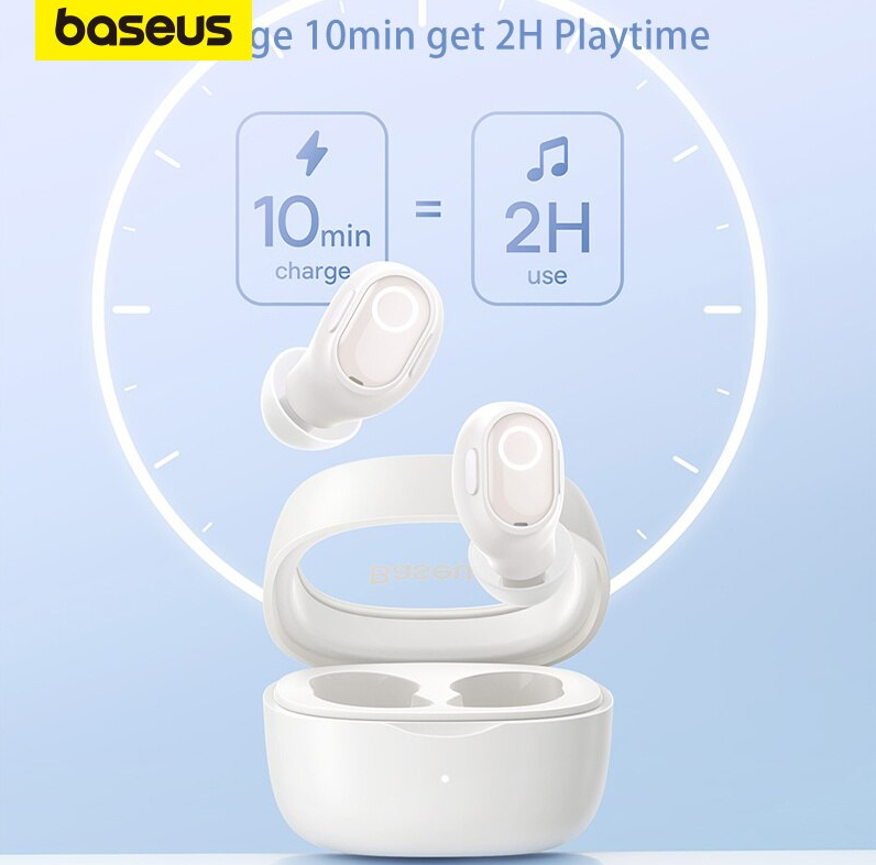 Навушники бездротові Baseus True Wireless WM02 Plus 5.3 Bluetooth 50 годин роботи Чорний (1897088123) - фото 5