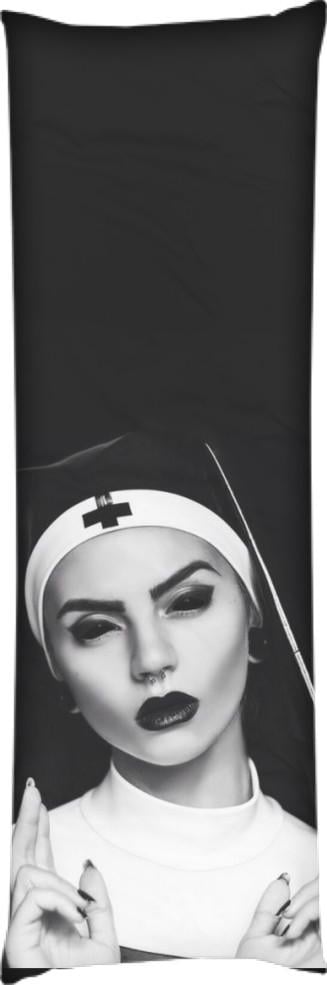 Подушка дакимакура Nun 60x180 см (14100273)